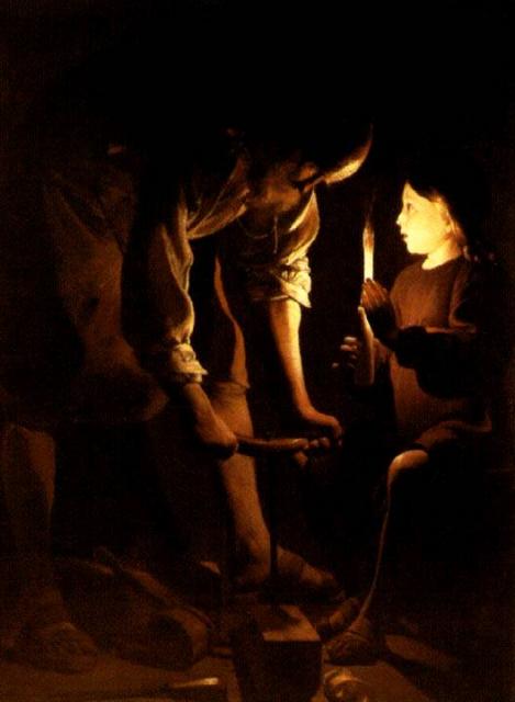 Georges de la Tour: József, az ács (Musée du Louvre, Párizs) 